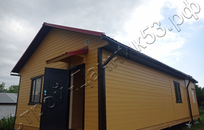 4 Каркасно-щитовой дом 78 М², Московская область, Серпуховский район, деревня Калугино. (13)